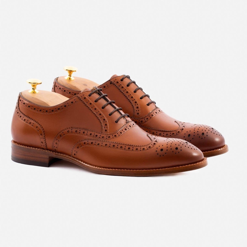ABDOLLINI-Classic Leather Brogues-9.5-SEE ACTUAL PHOTOS;VARIES FROM STOCK PHOTO